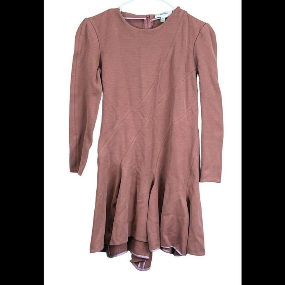 Carven Women Terracotta Casual Dress‎ 40 french